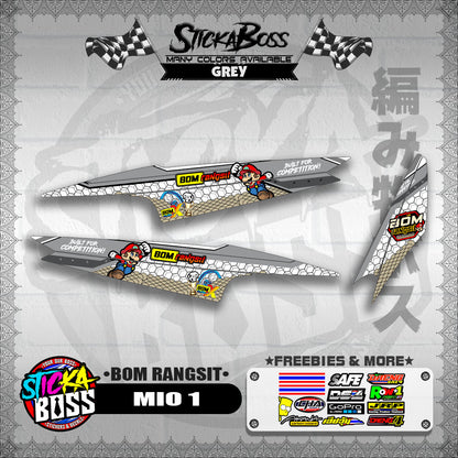 MIO 1 INDO DECALS ( BOM RANGSIT )【WITH FREEBIES】