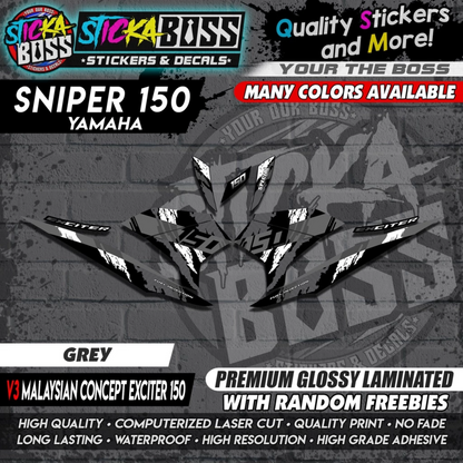 SNIPER 150 Decals 【 v3 Malaysian Concept EXCITER 150 】