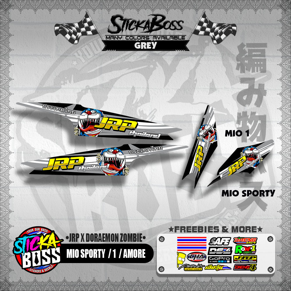 MIO SPORTY / 1 / AMORE DECALS ( JRP X DORAEMON ZOMBIE )【WITH FREEBIES】