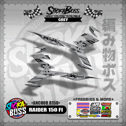 RAIDER 150 FI DECALS ( ANCHOR R150 )【WITH FREEBIES】