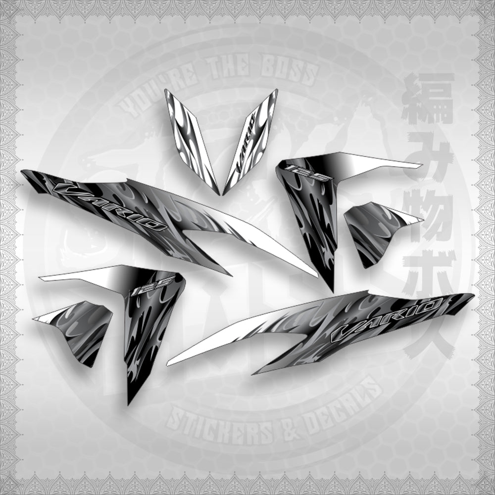 CLICK 125 V2 INDO CONCEPT ( VARIO VALINO ) STICKER DECALS By STICKABOSS