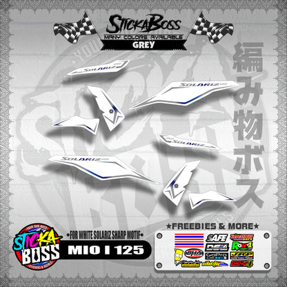 MIO I 125 MALAYSIAN DECALS ( FOR WHITE SOLARIZ SHARP MOTIF )【WITH FREEBIES】