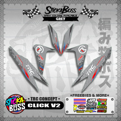 CLICK V2 DECALS ( TRC CONCEPT )【WITH FREEBIES】