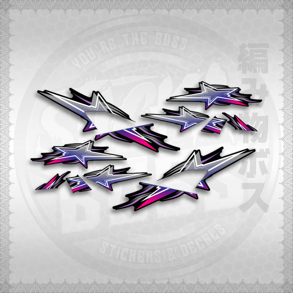 STICKER DECALS for NMAX V2 INDO (NV22002STLI) By STICKABOSS (SOFIE LAMINATED WATERPROOF)