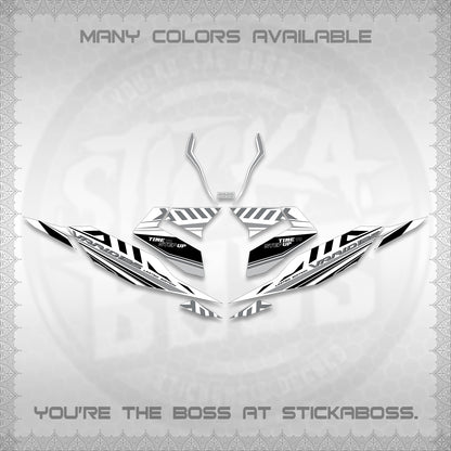CLICK 125 V4 VARIO FOR WHITE DECALS (2026 VR0007 DESIGN) STICKER KITS By STICKABOSS