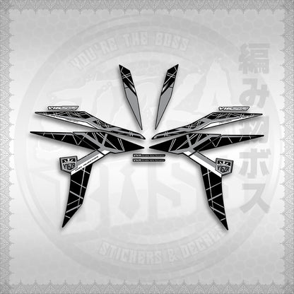 STICKER DECALS for SNIPER 155 MALAYSIAN (S155MICIY16) By STICKABOSS (SOFIE LAMINATED WATERPROOF)