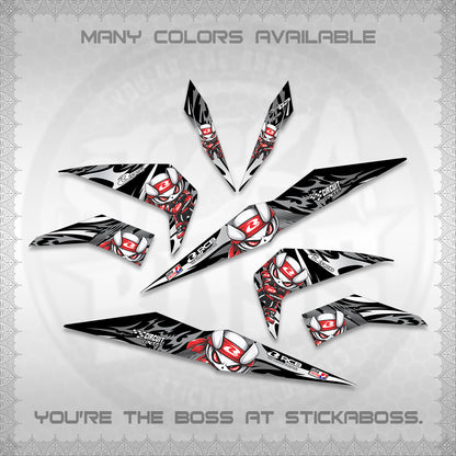 BEAT FI V2 DECALS (2026 NEW RCB 2.0 DESIGN) STICKER KITS BY STICKABOSS