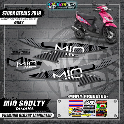 Mio Soulty Stock Decals ( 2019 Design )【WITH FREEBIES】