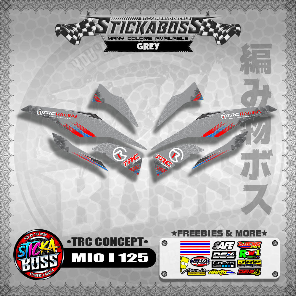 MIO I 125 STICKER DECALS ( TRC CONCEPT )【WITH FREEBIES】