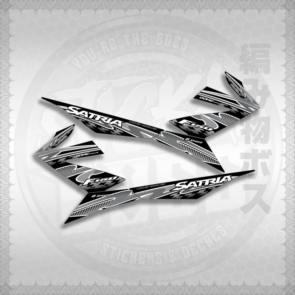 STICKER DECALS for RAIDER 150 FI (RFISATHMATH02) By STICKABOSS (SOFIE LAMINATED WATERPROOF)