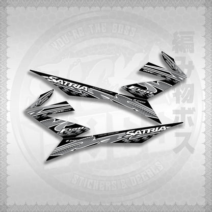 STICKER DECALS for RAIDER 150 FI (RFISATHMATH02) By STICKABOSS (SOFIE LAMINATED WATERPROOF)