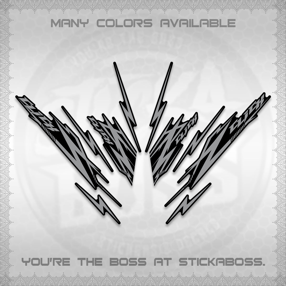 CLICK 125 V2 INDO DECALS (2024 CL 00-A8 STYLE) STICKER KITS By STICKABOSS