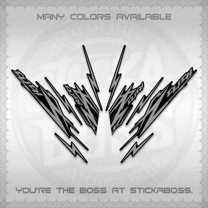 CLICK 125 V2 INDO DECALS (2024 CL 00-A8 STYLE) STICKER KITS By STICKABOSS