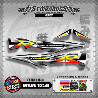 HONDA WAVE 125 R ( THAI V3 ) 【WITH FREEBIES】
