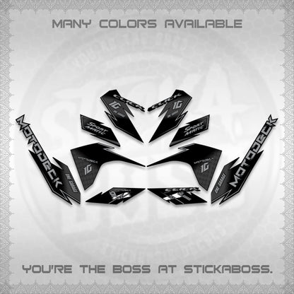 CLICK V3 DECALS (ONE GARAGE INSPIRED)STICKER DECALS BY STICKABOSS