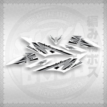 STICKER DECALS for MIO SOUL I (MSISTCAFOWH) By STICKABOSS (SOFIE LAMINATED)