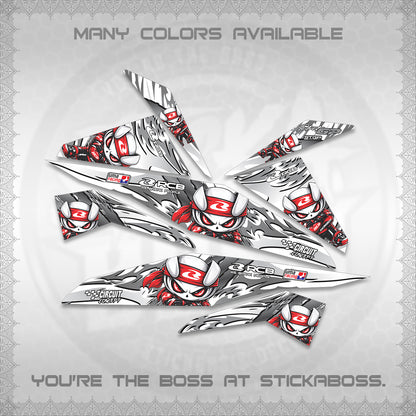 BEAT FI V1 FOR WHITE DECALS (2026 NEW RCB 2.0 DESIGN) STICKER KITS BY STICKABOSS