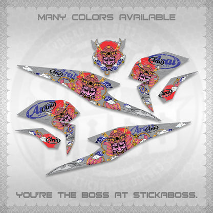 BEAT FI INDO DECALS (2026 NEW SAMURAI MOTIF) STICKER KITS BY STICKABOSS