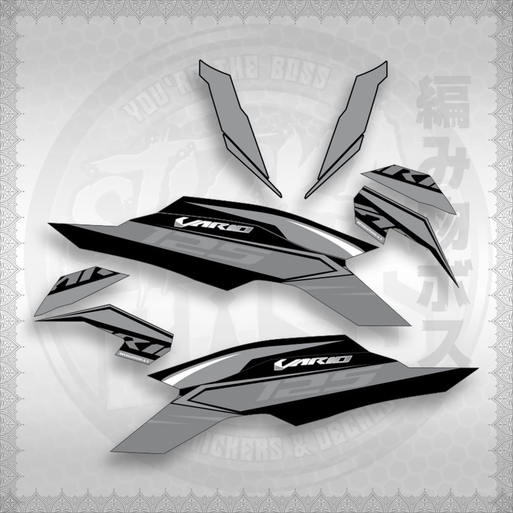 CLICK 125 V3 MALAY / INDO CONCEPT (CV3SLSTRA30) By STICKABOSS (SOFIE LAMINATED WATERPROOF)