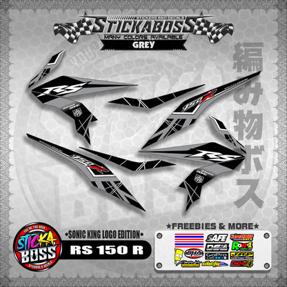 RS 150 R STICKER DECALS ( SONIC KING LOGO EDITION )【WITH FREEBIES】
