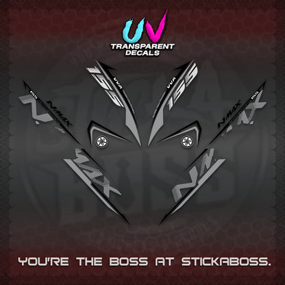 NMAX V1 THAI UV TRANSPARENT DECALS (2020 DESIGN) STICKER DECALS By STICKABOSS