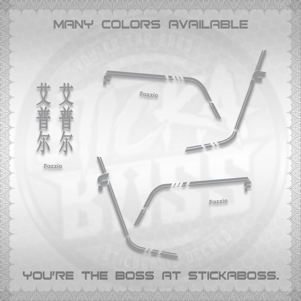 FAZZIO DECALS (2026 JAPAN LINES) STICKER KITS BY STICKABOSS