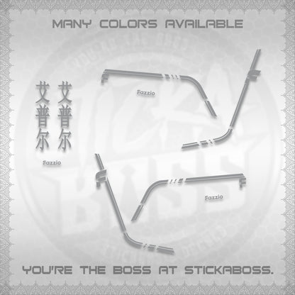 FAZZIO DECALS (2026 JAPAN LINES) STICKER KITS BY STICKABOSS
