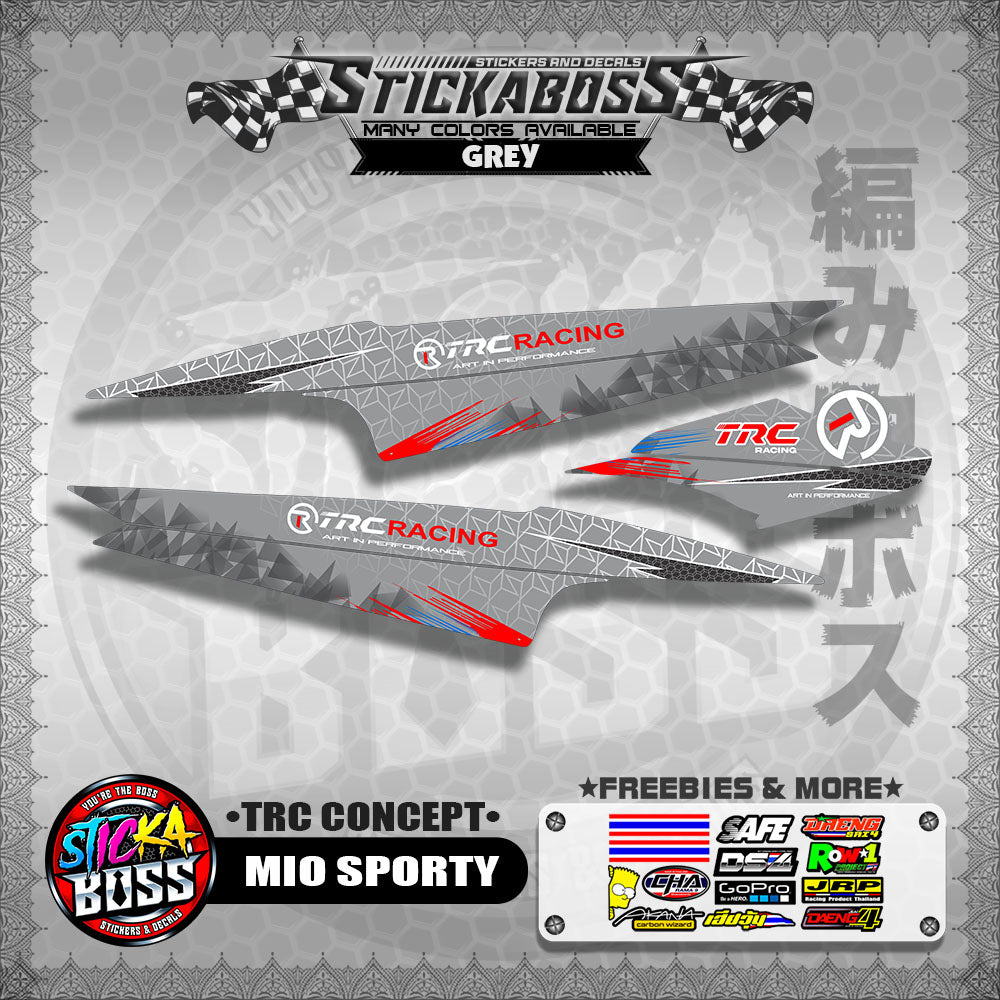 MIO SPORTY STICKER DECALS ( TRC CONCEPT )【WITH FREEBIES】