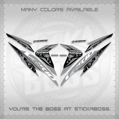 CLICK 125 V2 VARIO DECALS (2018–2022 STYLE DESIGN) STICKER DECALS BY STICKABOSS