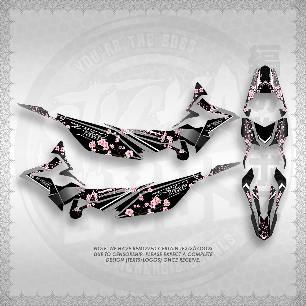 STICKER DECALS FOR XRM 125 FI FULL DECALS (X125FSAIN) By STICKABOSS (SOFIE LAMINATED WATERPROOF)