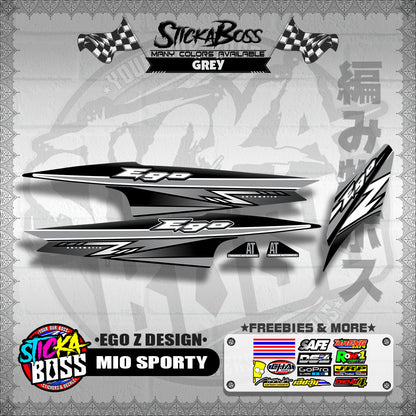 MIO SPORTY DECALS ( EGO Z DESIGN )【WITH FREEBIES】