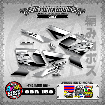 HONDA CBR 150 OLD DECALS ( THAILAND 001 )【WITH FREEBIES】
