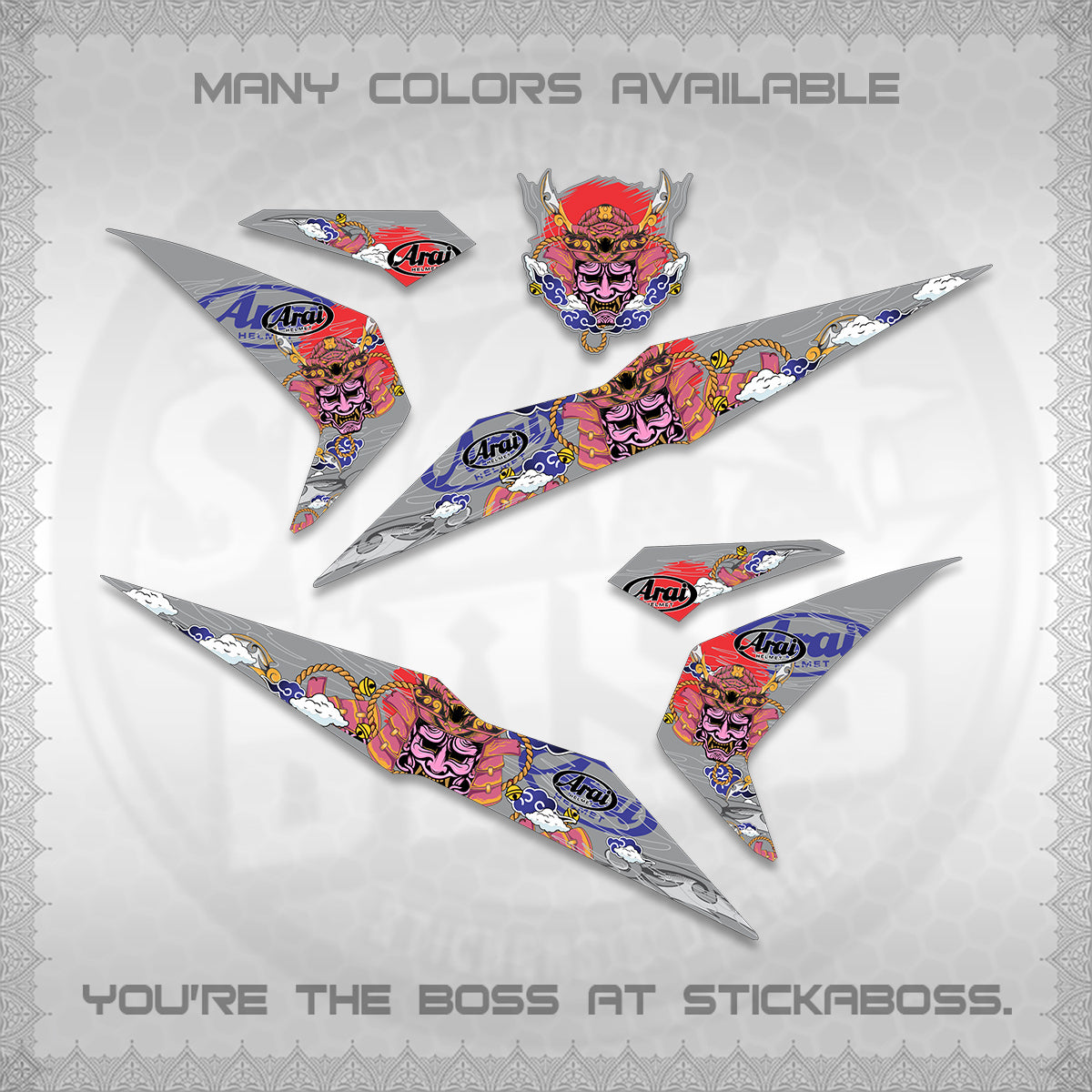 BEAT FI V2 INDO DECALS (2026 NEW SAMURAI MOTIF) STICKER KITS BY STICKABOSS