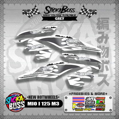 MIO I 125 M3 DECALS ( NEW HOTWHEELS )【WITH FREEBIES】