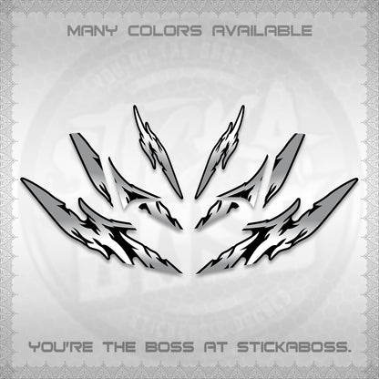 CLICK 125 V4 VARIO DECALS (2026 TAMIYA-STYLE RACING DESIGN) STICKER KITS By STICKABOSS