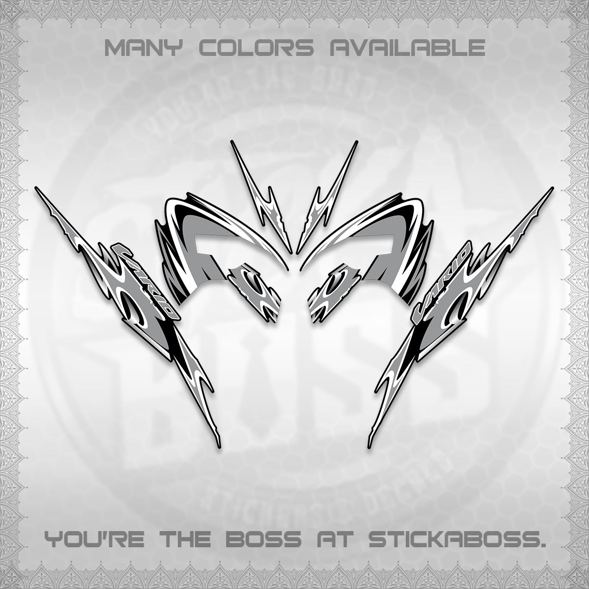 CLICK 125 V3 VARIO STRIPING DECALS (2026 NEW LED DESIGN) STICKER KITS By STICKABOSS