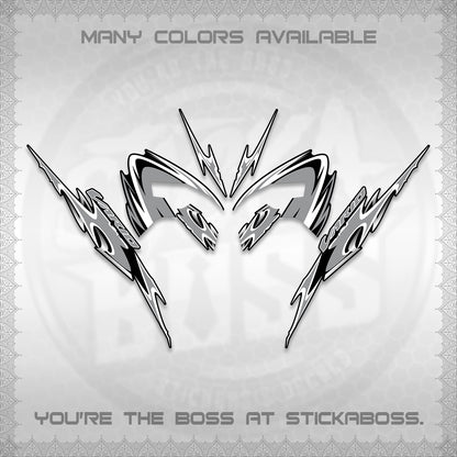 CLICK 125 V3 VARIO STRIPING DECALS (2026 NEW LED DESIGN) STICKER KITS By STICKABOSS