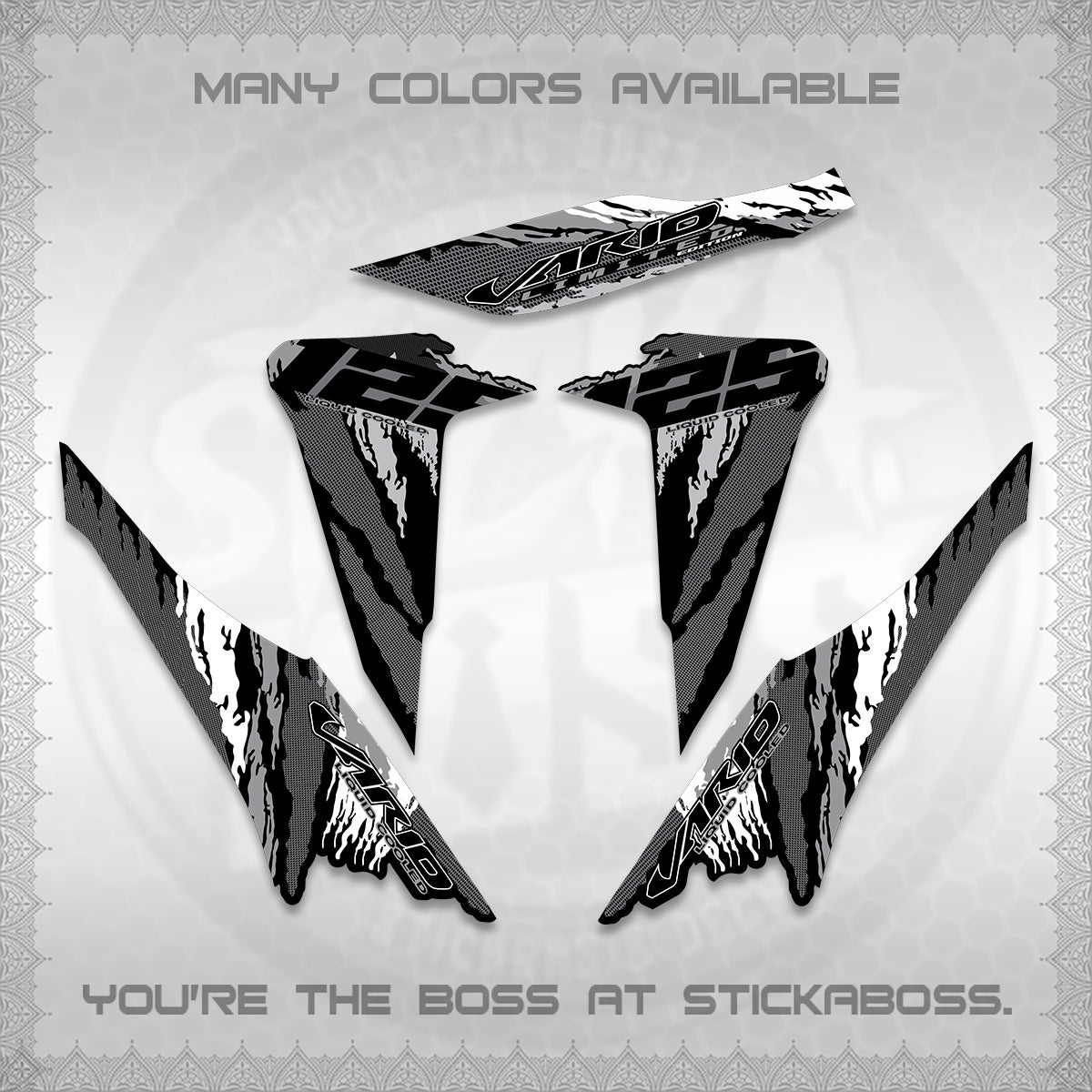 CLICK 125 V2 VARIO DECALS (2022 SPLASH SPECIAL) STICKER KITS BY STICKABOSS