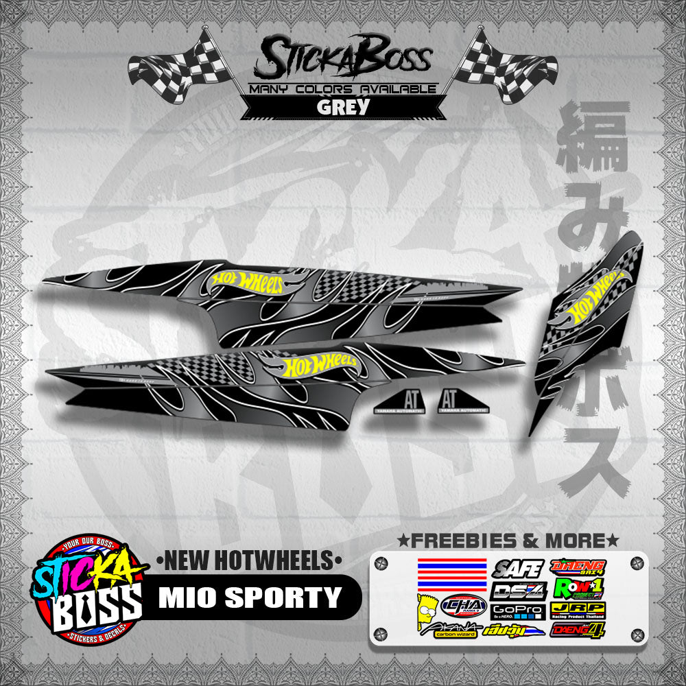 MIO SPORTY DECALS ( NEW HOTWHEELS )【WITH FREEBIES】