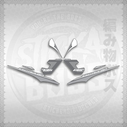 STICKER DECALS for SNIPER 135 MX(S13525EXGP)By STICKABOSS (SOFIE LAMINATED WATERPROOF)