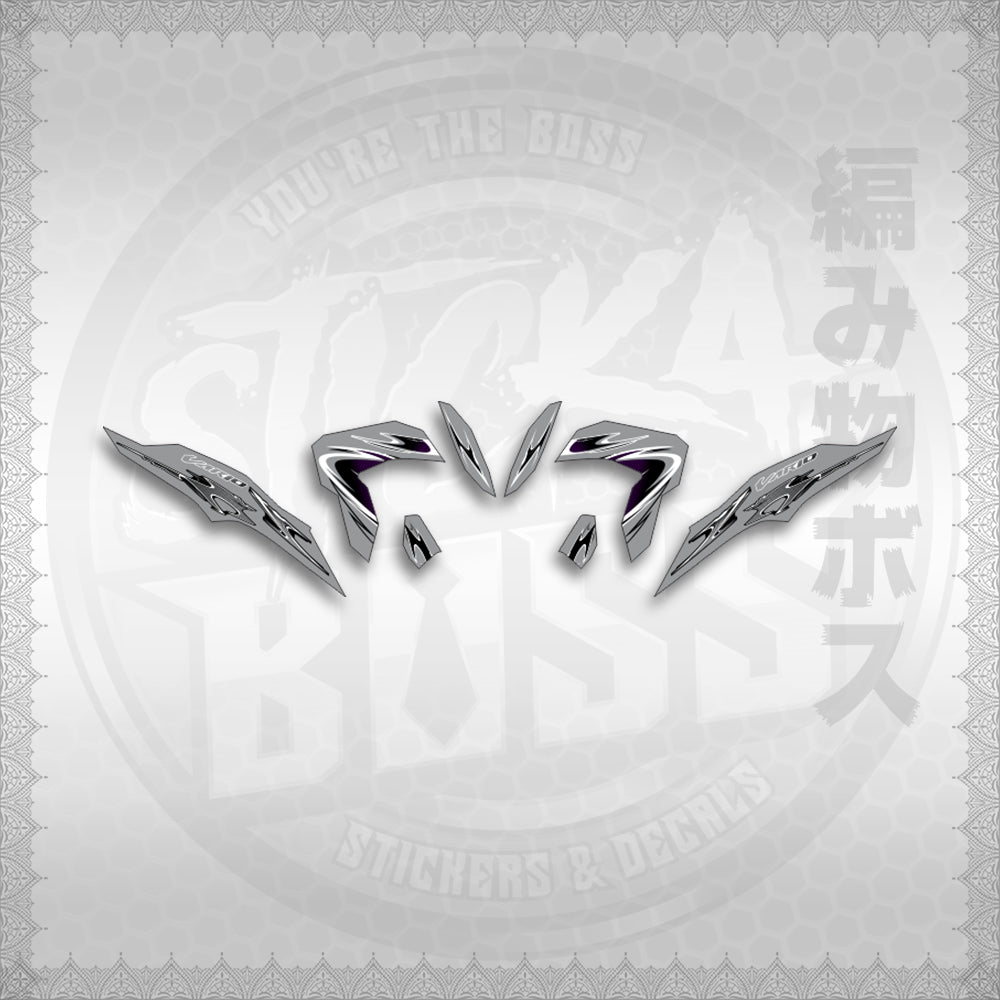 STICKER DECALS for CLICK 125 V3 (CV325LENEMOHO) By STICKABOSS (SOFIE LAMINATED WATERPROOF)