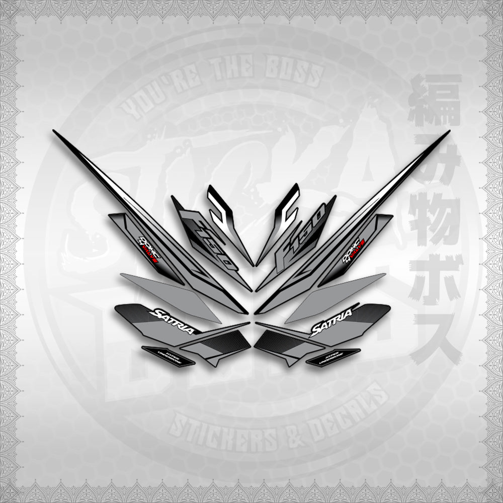 STICKER DECALS for RAIDER 150 FI THAI (RFISATH03DE) By STICKABOSS (SOFIE LAMINATED WATERPROOF)