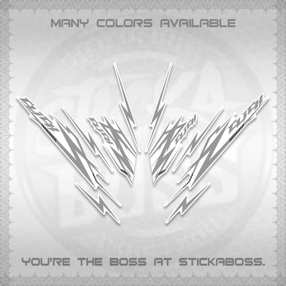 CLICK 125 V2 INDO FOR WHITE DECALS (2024 CL 00-A8 STYLE) STICKER KITS By STICKABOSS