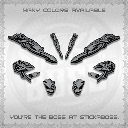 CLICK V3 STRIPING VARIO DECALS (GRAPHITY ARROW DESIGN)STICKER DECALS BY STICKABOSS