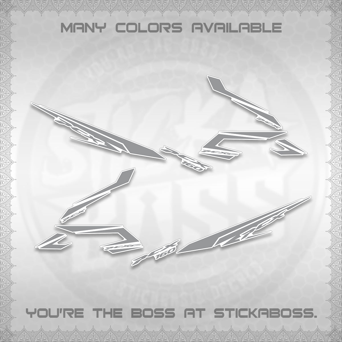 PCX  155160 INDO DECALS (NEW STRIPPING 09)STICKER DECALS By STICKABOSS