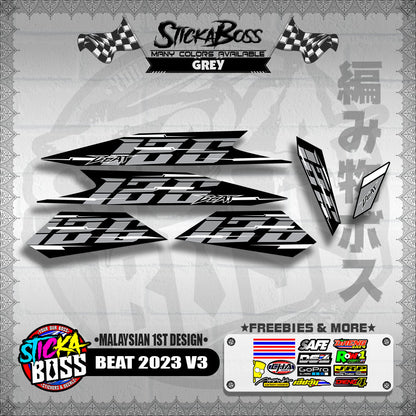 BEAT 2023 V3 DECALS ( MALAYSIAN 1ST DESIGN )【WITH FREEBIES】