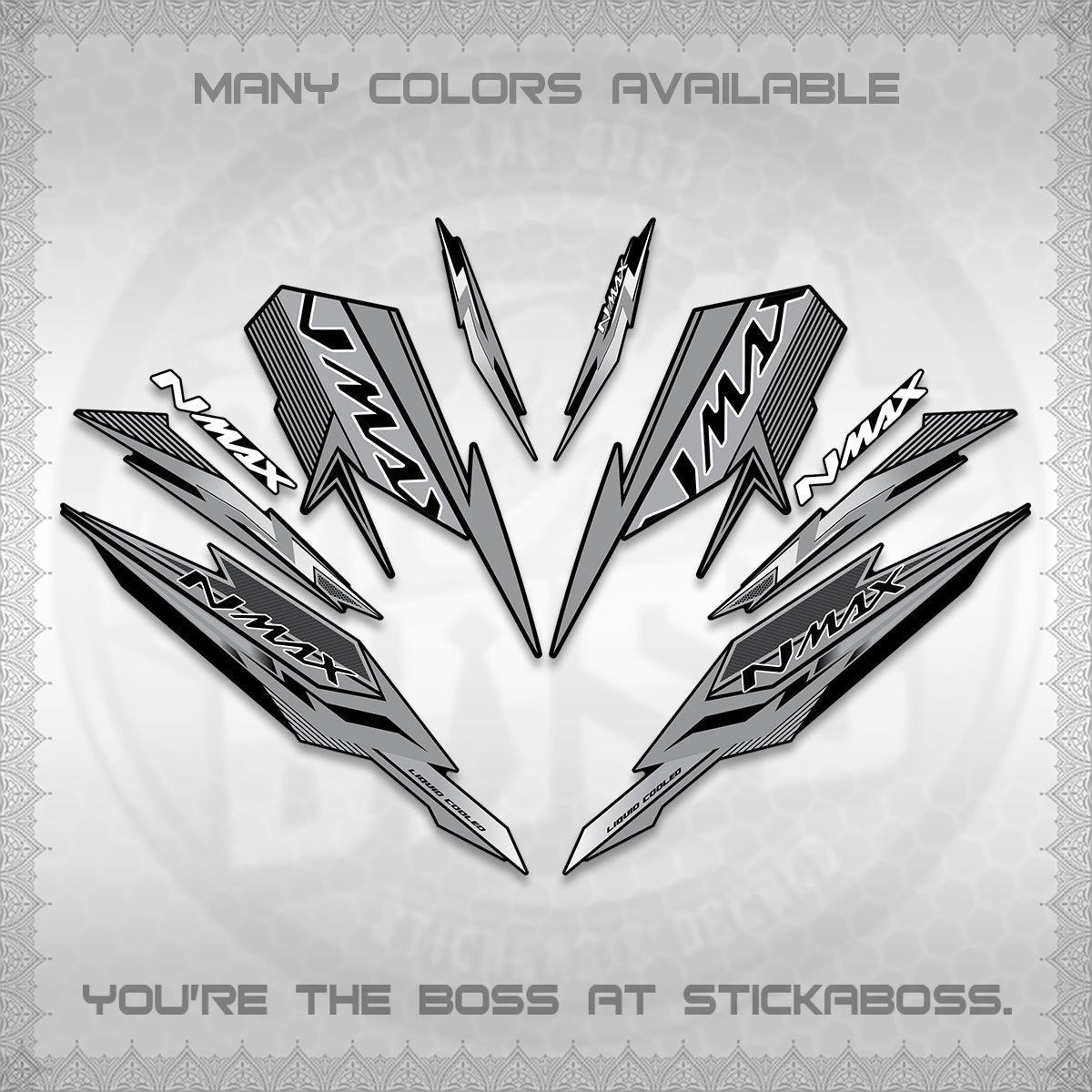 NMAX V2 DECALS (2026 VARIO STYLE) STICKER DECALS By STICKABOSS