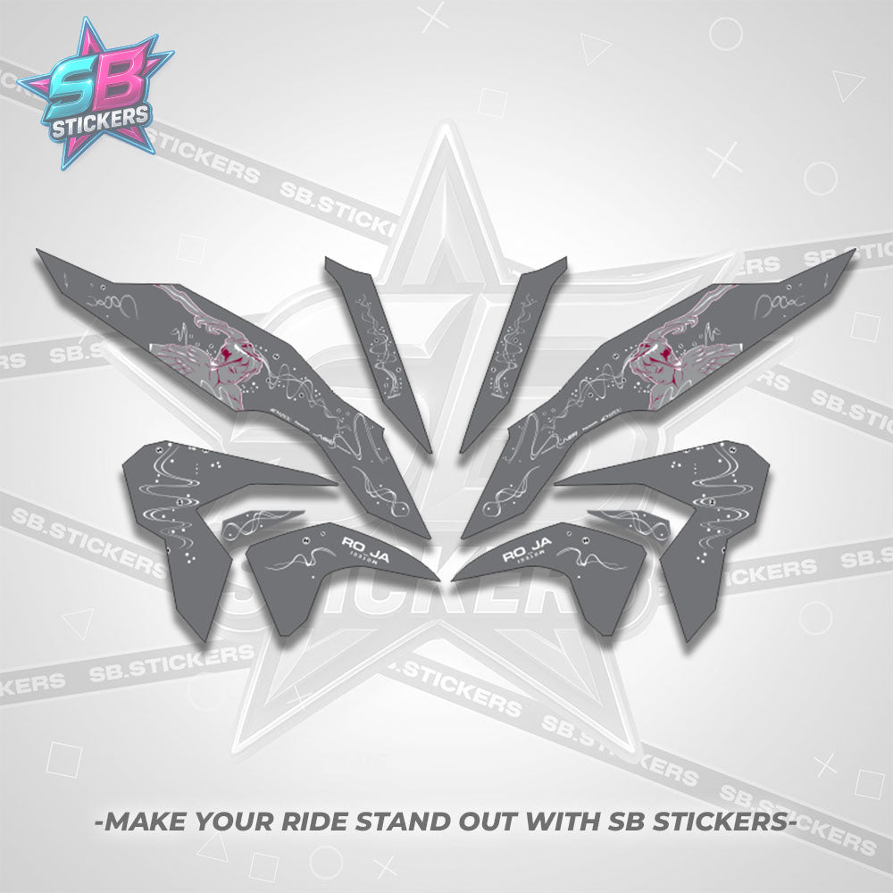 CLICK V3 DECALS (2026 2F&2F DESIGN)STICKER DECALS BY STICKABOSS
