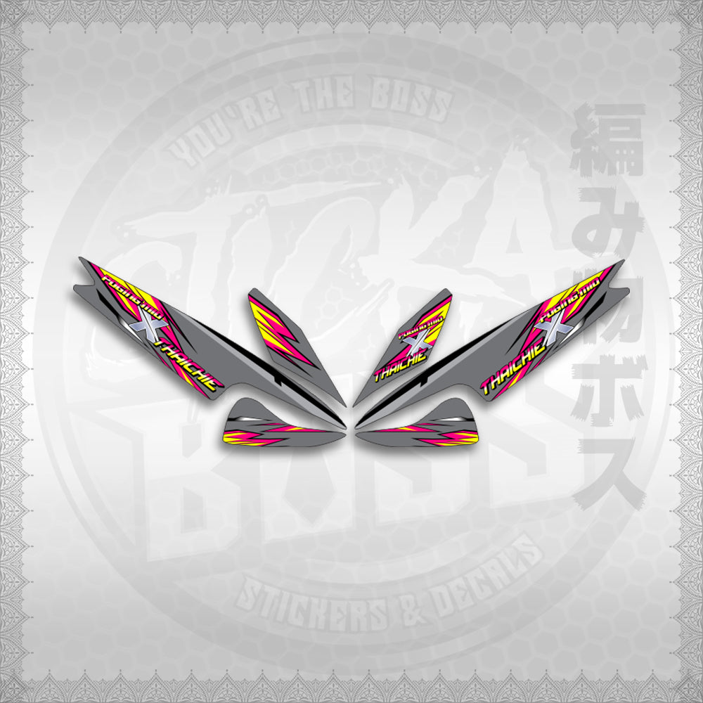 STICKER DECALS for MIO 1 (MIRPOXTH) By STICKABOSS (SOFIE LAMINATED WATERPROOF)