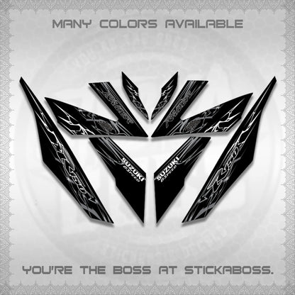 RAIDER 150 Fi DECALS (2026 CUSTOM LIGHTNING)STICKER DECALS By STICKABOSS